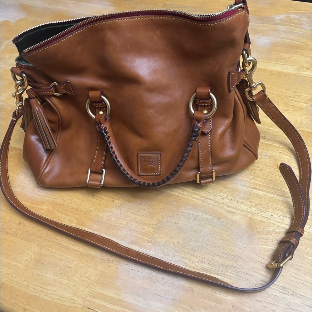Dooney & Bourke Brown Leather Shoulder Bag